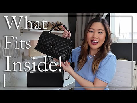 CHANEL COCO HANDLE - What Fits Inside, Mod Shots & First Impressions - Medium Top Handle Flap Review