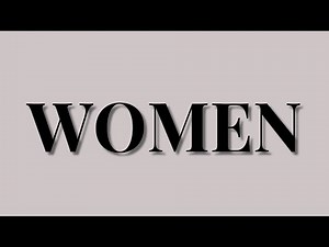 How to Pronounce Women in English