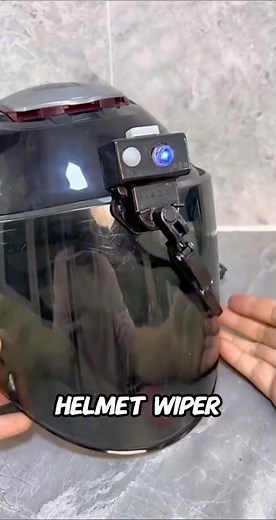 This Helmet Wiper Saves Riders in the Rain 🌧️🔥