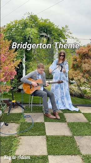 Bridgerton Theme on electric violin and guitar #bridgerton #violin #music #wedding #guitar