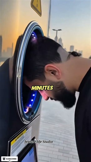 “Dubai’s New AI Pod Salon! 🤖✨ | Next-Level Makeover”