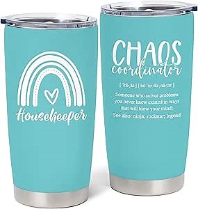 Housekeeping Christmas Gifts, Housekeeper Gifts, Housekeeping Week Gifts for Housekeeper, Housekeeper Appreciation Gifts, Best Housekeeper Ever 20oz Tumbler