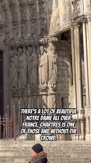 Chartres one of the many beautiful cathedrals in France