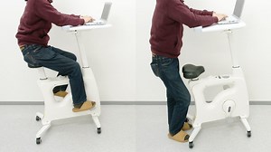 Exercise bike 'FlexiSpot Deskcise Pro Desk Bike V9' review that can be exercised while working and can also be a standing desk