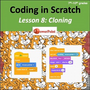 Computer Coding in Scratch - Lesson 8: Cloning
