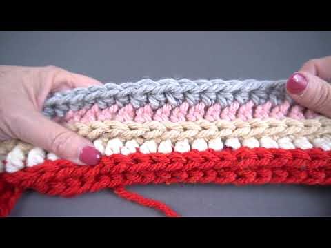 Learn How to Half Double Crochet in Horizontal or Third/3rd Bar