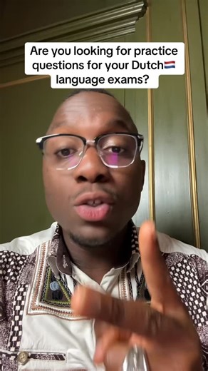 Batuo Hillmann ‍⚕️ on Instagram: "Are you looking for practice questions for your Dutch language exams? Tune in! . . . #dutch #language #learning #explore #explorepage #nederlands #leren"
