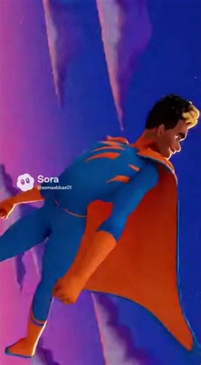 Cartoon Superhero Fly Transition – Epic Short