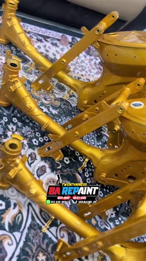 Gold Honda Car Repaint Process Explained