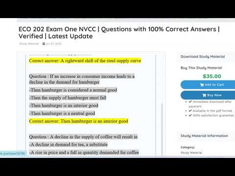 ECO 202 Exam One NVCC