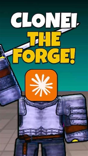 CLONEI O THE FORGE NO ROBLOX COM IA! #roblox #robloxdev #robloxgames