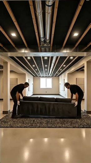Unfinished Basement Interior