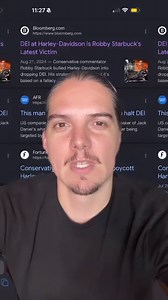 It’s time to expose Harley-Davidson… AGAIN! What I found reveals shocking stupidity. I now see @harleydavidson as hopelessly woke.My previous videos exposing Harley resulted in a huge stock collapse and promises that they’d change, but… have they?My investigation into their recent hires sent me down a rabbit hole that tells me they’ve learned NOTHING from our last go-around.Their new CEO hire literally had DEI and woke policy deeply embedded in both of his most recent stops as CEO of Topgolf and