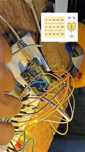 AND Gate Using Arduino Uno | Truth Table Verification