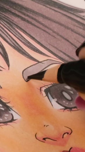 Drawing Player 067 from Squid Game as an Anime Character