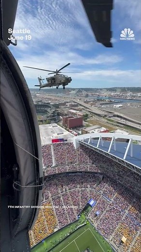 U.S. Army flyover captures packed stadium for U.S.-Australia game