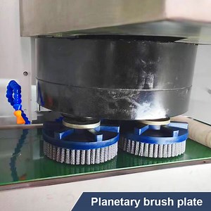 [Hot Item] Improved Surface Finish Static Elimination Lower Workpiece Temperature Sheet Metal Deburring Machine