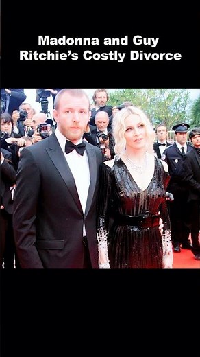 Madonna vs. Guy ritchie: The $92 million divorce drama. #madonna #guyritchie