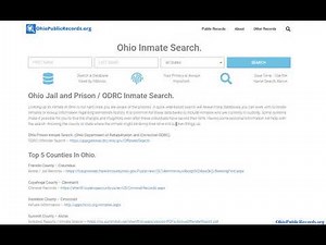 Ohio Jail and Prison / ODRC Inmate Search.