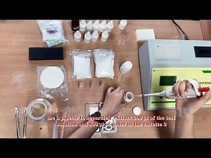 Soil nutrient tester's operational video