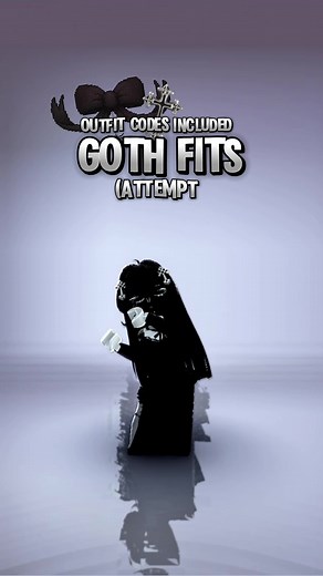 I love goth outfits 🖤 #robloxfits #robloxoutfits #roblox #robloxgirl #robloxfyp #robloxgoth #gothic