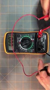 Testing for Continuity Using a Multimeter
