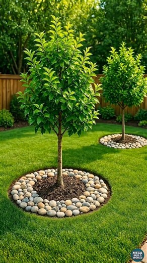 How to Plant a Tree Perfectly 🌳🔥 | Satisfying Garden Transformation #Shorts #garden #transformation