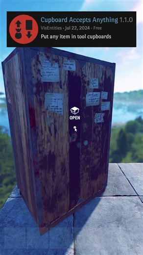 Store Any Item in Your Tool Cupboard #rust #rustplugin