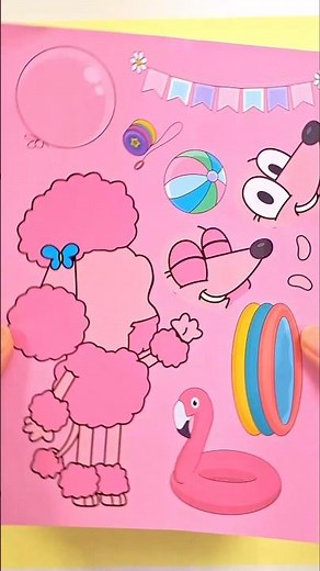 Bluey Stickers DIY | Learn names of body parts and objects with COCO #BLUEY