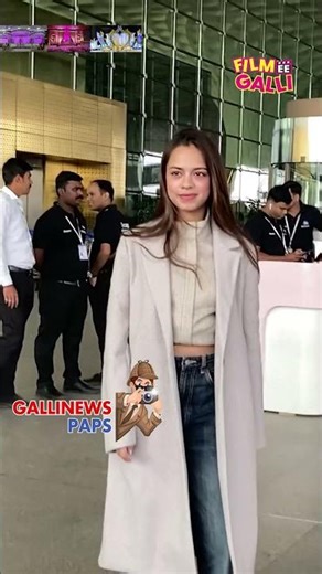 Nitanshi Goel Spotted At Airport #filmeegalli #bollywood #spotted