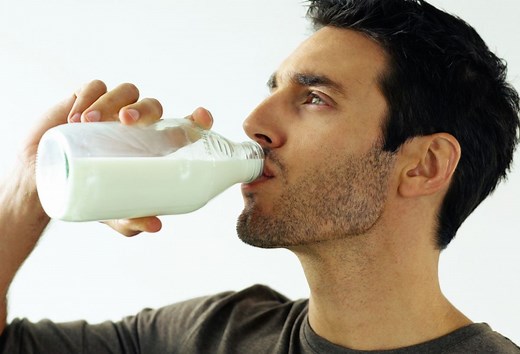 Are humans built to drink milk as adults?