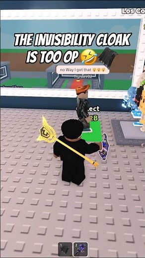 The Invisibility Cloak is os OP 🤯 #roblox #robloxshorts