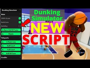 Dunking Simulator SCRIPT 2022 | Auto Shoot | Perfect Score | Auto Farm