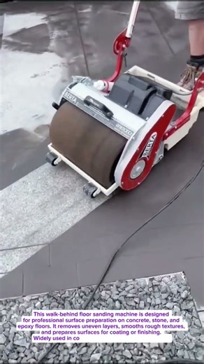 Satisfying Floor Sanding Machine | Powerful Concrete Surface Preparation Tool