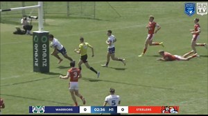 Maui Winitana-Patelesio (Te Aroha) try for NZ Warriors in SG Ball #KiwiNRL | The Niche Cache | Facebook