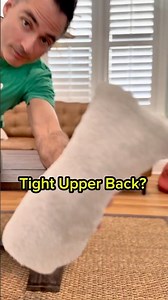 Towel Trick to Instantly Crack Your Upper Back 👇
