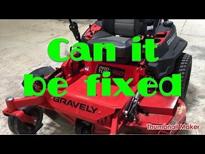Can Gravely fix it? [cut quality]