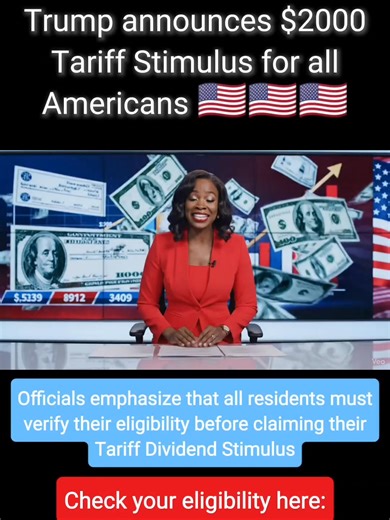 Trump announced $2000 Tariff Stimulus for Americans #stimulus #stimuluscheck #tariffs #trump #doge | Whitney Doyle