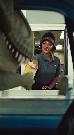 T-Rex Pulled Up to McDonald’s and Ordered THIS?! 🍔🦖 #Shorts #Funny