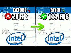 BEST INTEL HD GRAPHICS Settings 2025🔥INTEL Settings for GAMING✔️*Updated*