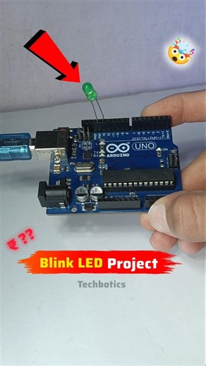 Arduino Blink LED Project #shorts #trending #diy