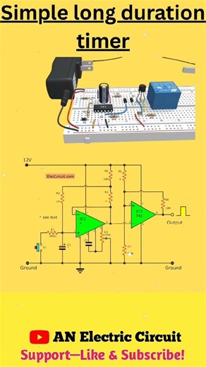 Simple Long Duration Timer | #shortsfeed #electronic