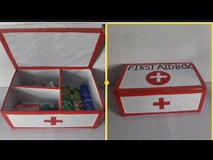 First Aid Box School Project/First Aid Box making/First Aid Box DIY/First Aid Box मे क्या क्या रखें
