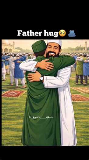 Abbu Se Gale Milna 🥹🫂 #islam #ramadan#status#shorts#story#alhamdulillah #viral#views#youtube#video