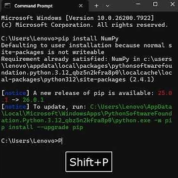 python modules installation#pip #shortsfeed #shorts