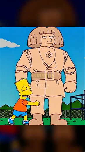 Bart's new bodyguard! #simpsons