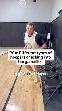 Different types of basketball players checking into the game😂 NBA players don’t care at all😭