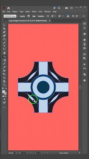 Modern Abstract Logo Design in Illustrator | Logo Design Process