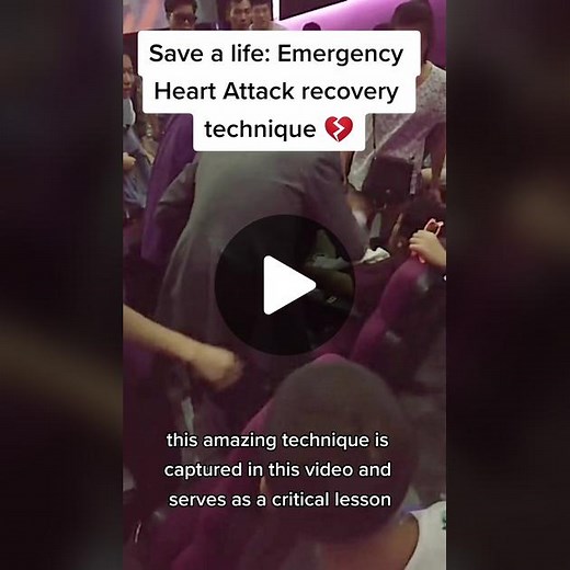 Save a life: Emergency Heart Attack recovery technique.... #heartattack #savealife #edutok #fyp #foryou #mbydk