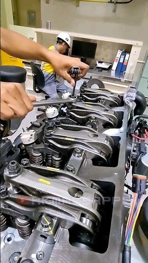 Adjust injector high for engine Caterpillar C15 #engine